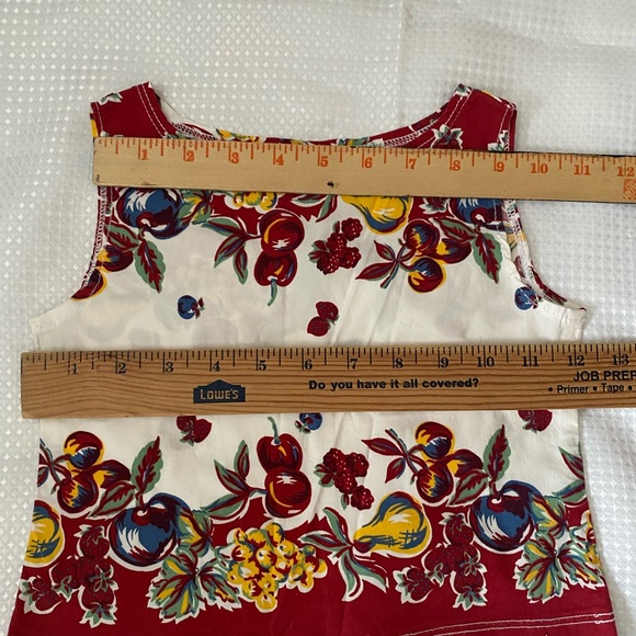 Jonathan Martin vintage toddler girls 2 pieces top and pants fruit print size 5 - Picture 6 of 14